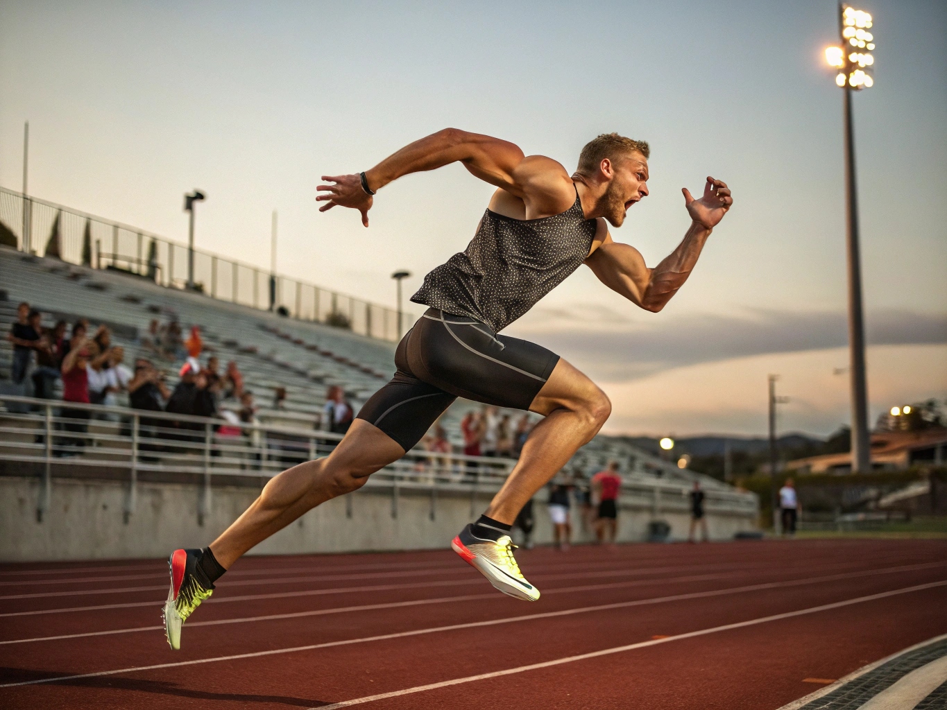 Atleet in actie met Xerlantraa producten